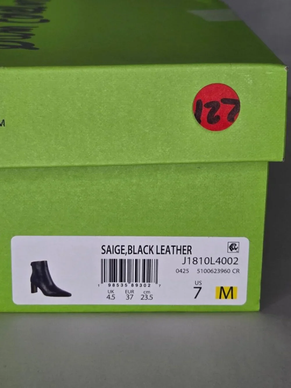 Sam Edelman Saige Zipper Leather Booties Black 7